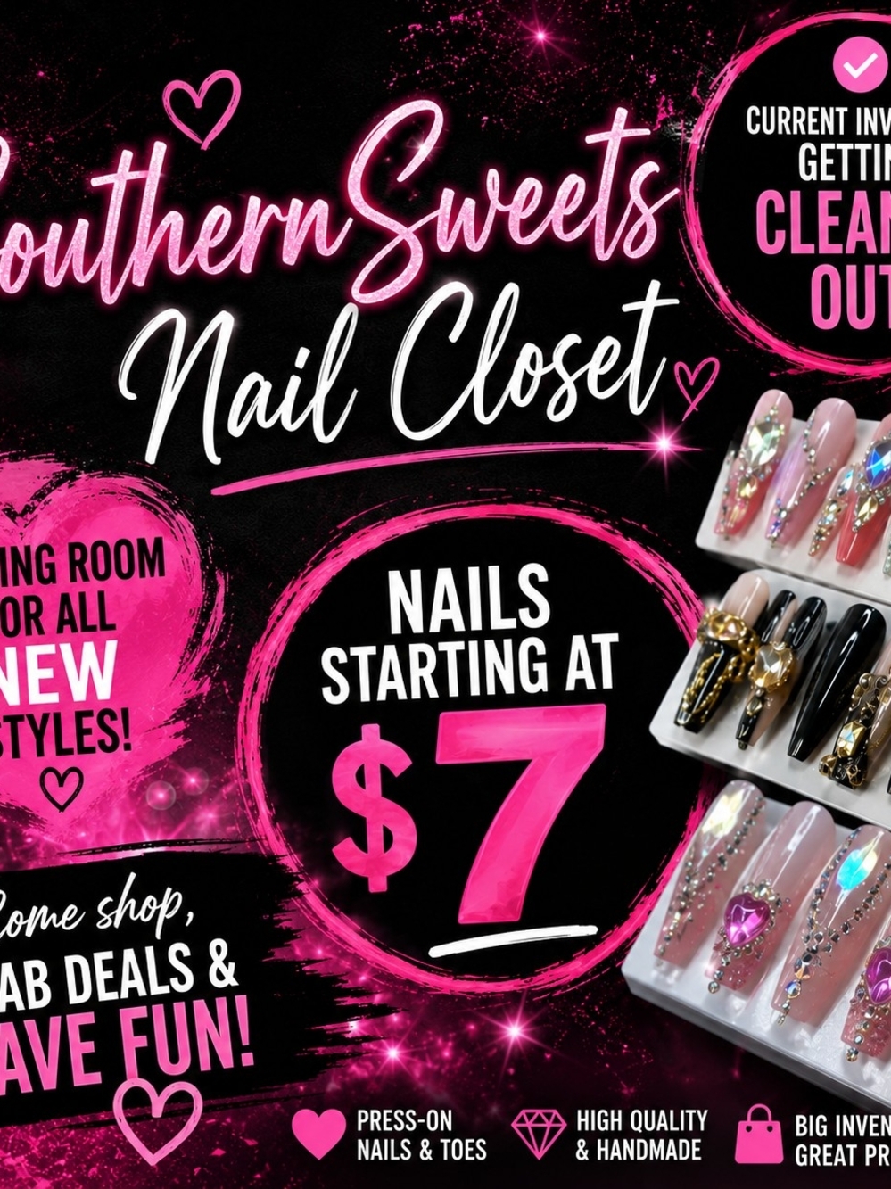 Press-On Nails- Great Deals!! "NFS"